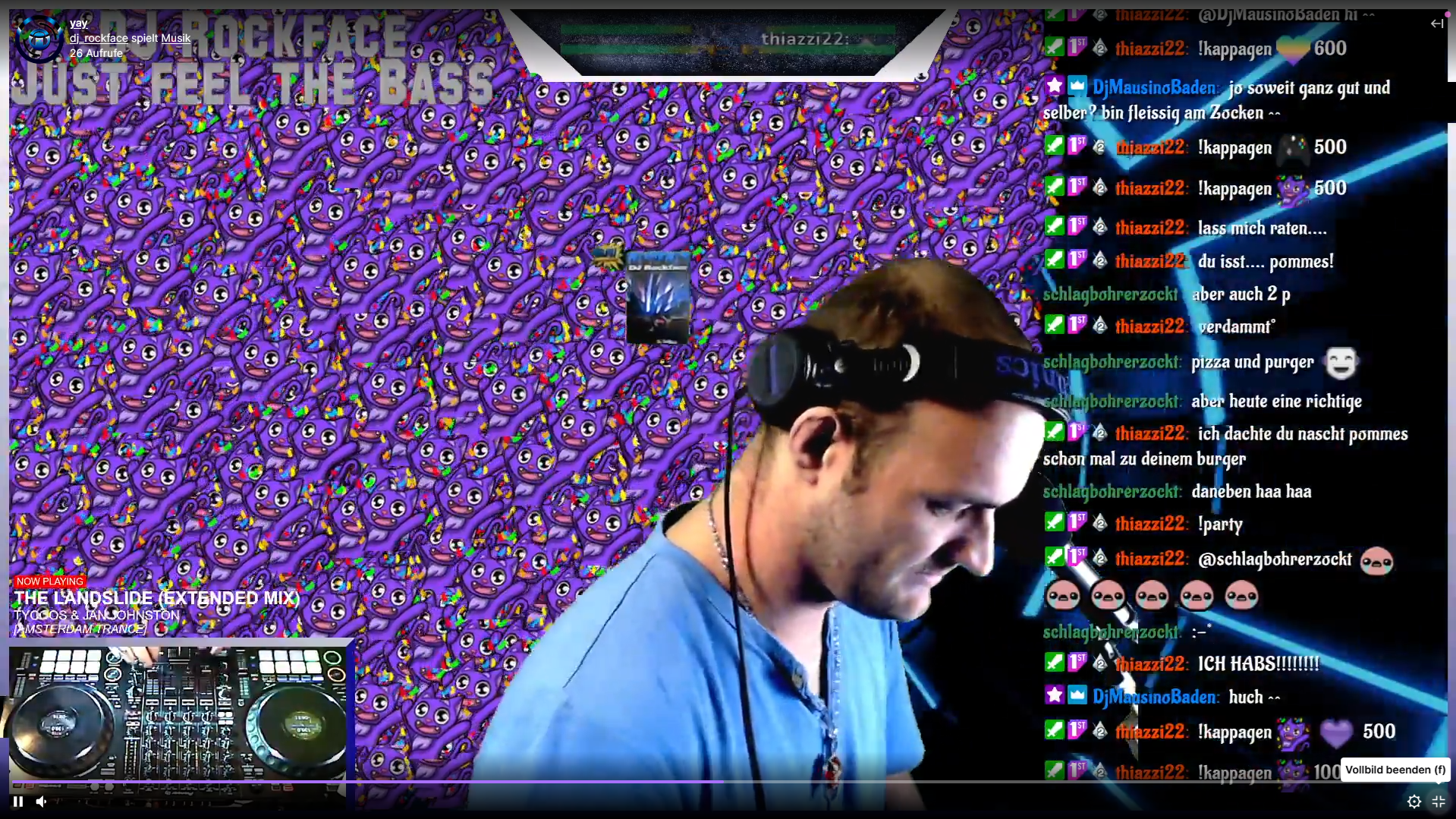 DJ Setup am Schreibtisch